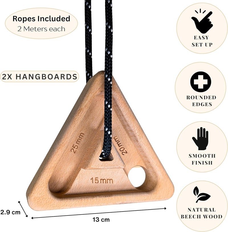 Bellaroca Store ® | Portable Climbing Hangboards for Climbing Training, Professional Climbing Boards for Finger Strenght in Rock Climbing and Bouldering - Image 2